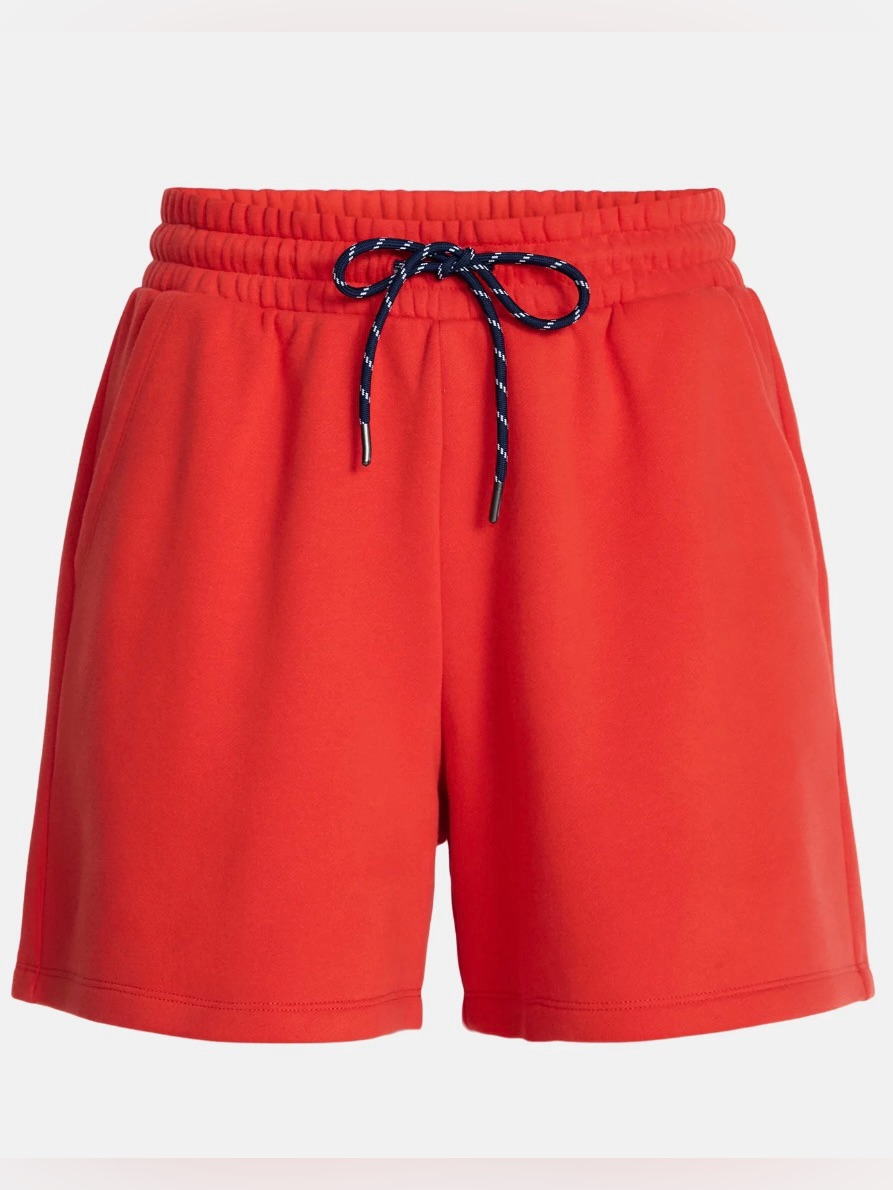 Nwt Athletic Works Red Drawstring Fleece Athletic Shorts — image 2 of 5